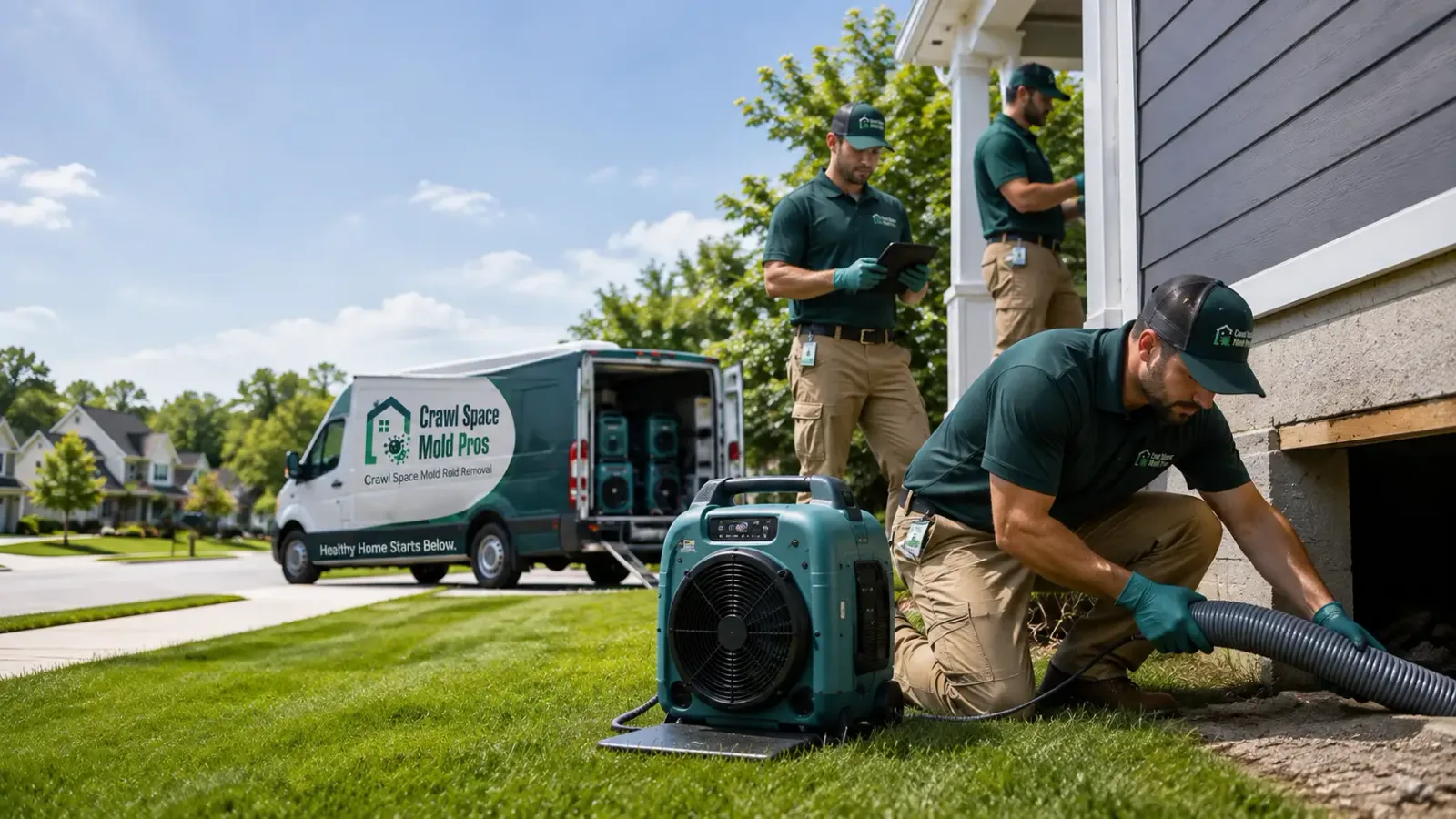 Crawl Space Mold Removal in Beaumont, KS